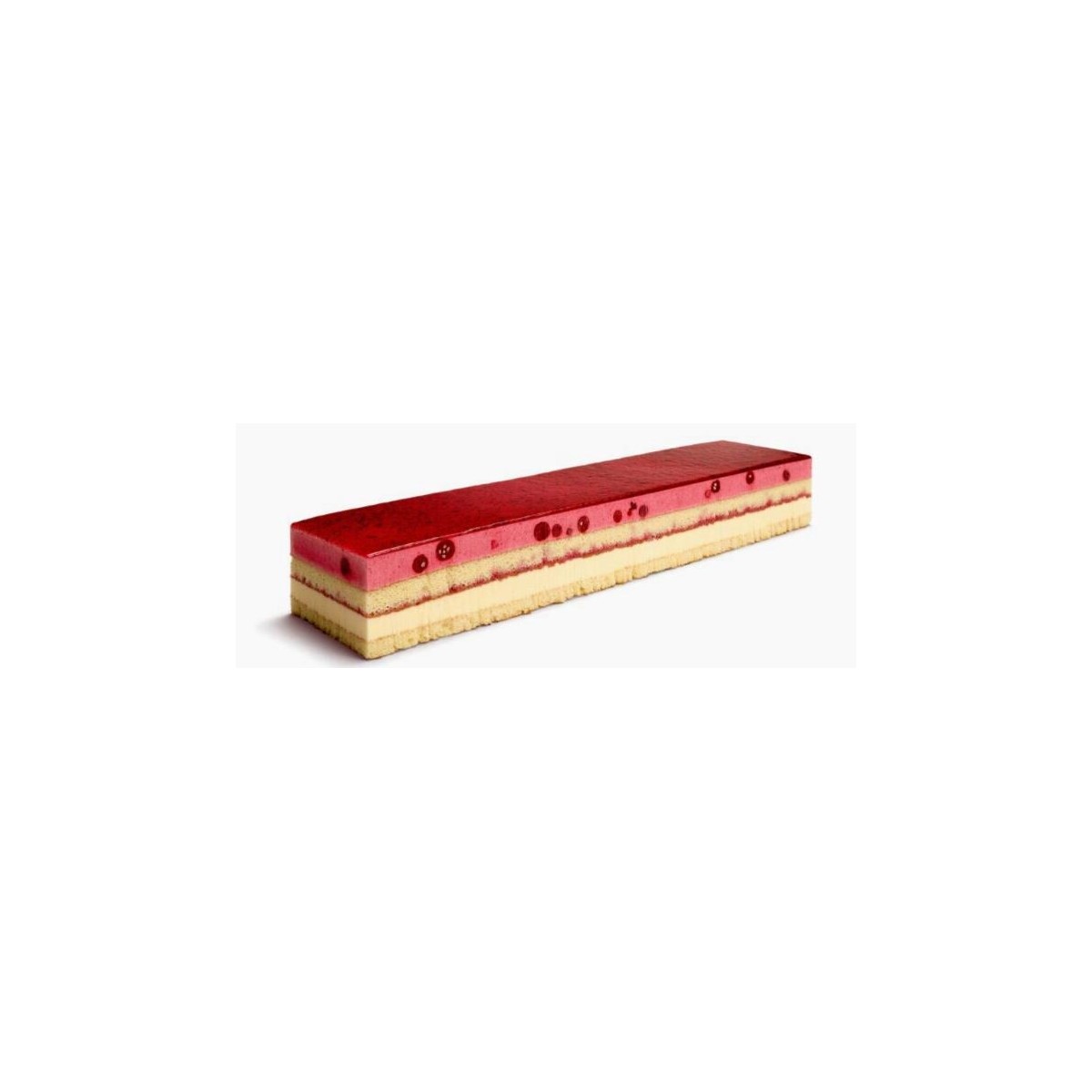 VAMIX B168 BANDE DE BAVAROIS SYMPHONIE FRUIT ROUGE CUIT 36X8CM - 1X800GR