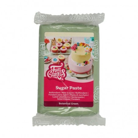 FUNCAKES GROENE SUIKERPASTA BOTANISCH 250GR