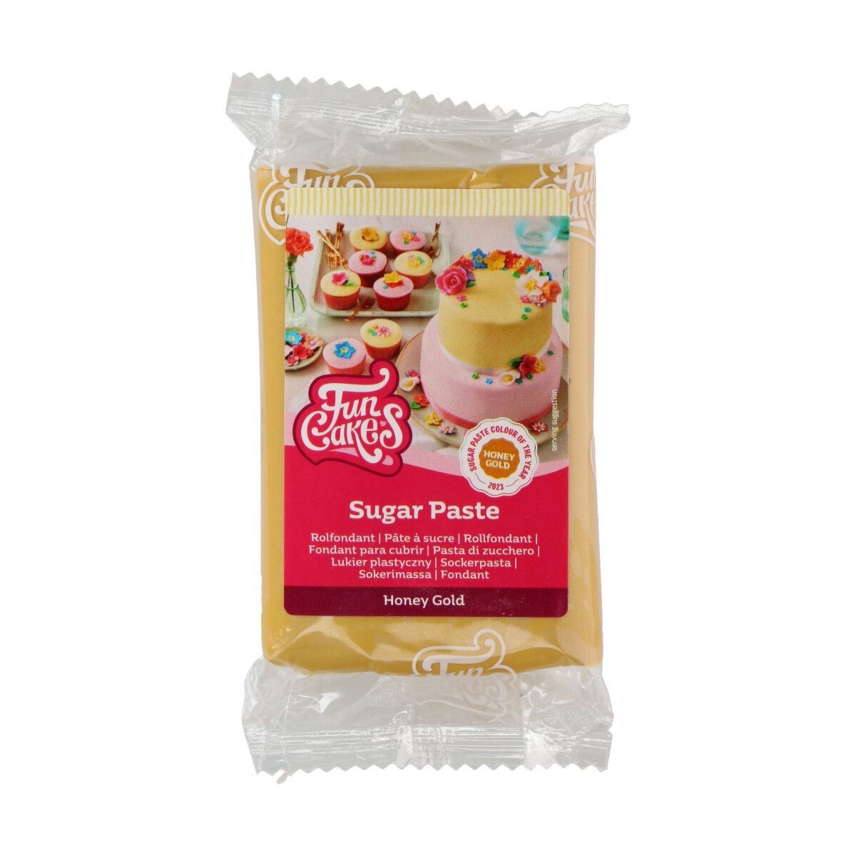 FUNCAKES PATE A SUCRE MIEL DORE 250GR