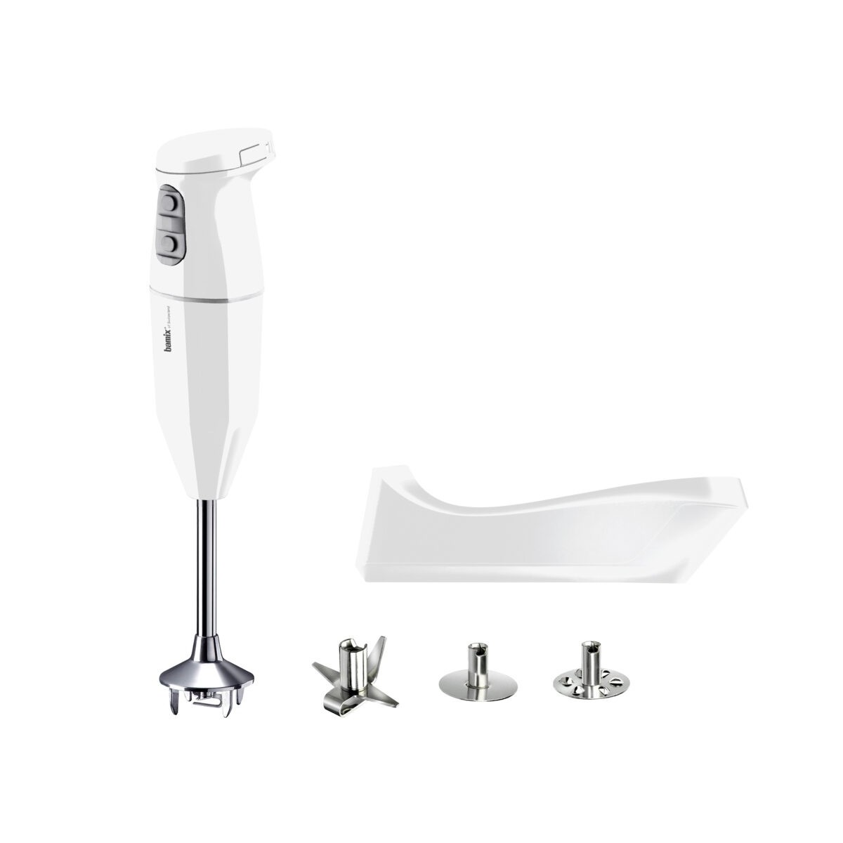 BAMIX CORDLESS PRO MIXER WIT 250W 3 SNELHEDEN MET EXTRA ACCU 