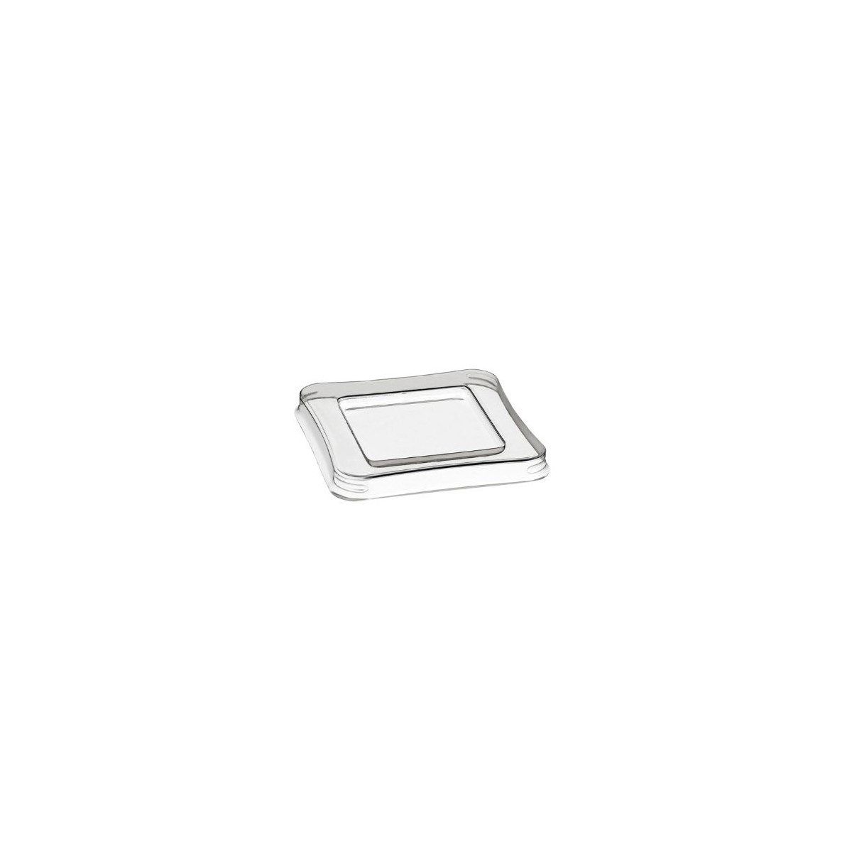 COUVERCLE POUR VERRINE EMERAUDE 155ML PULPE DE CANNE 7,4X7,4X0.6CM 50PCS 