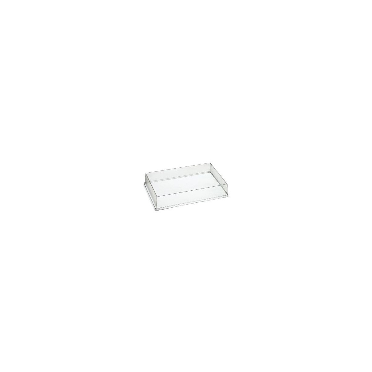 COUVERCLE TRANSPARENT POUR PLATEAU QUARTZ PULPE DECANNE GN1/4 26,9X16,6X5,1CM 25PCS