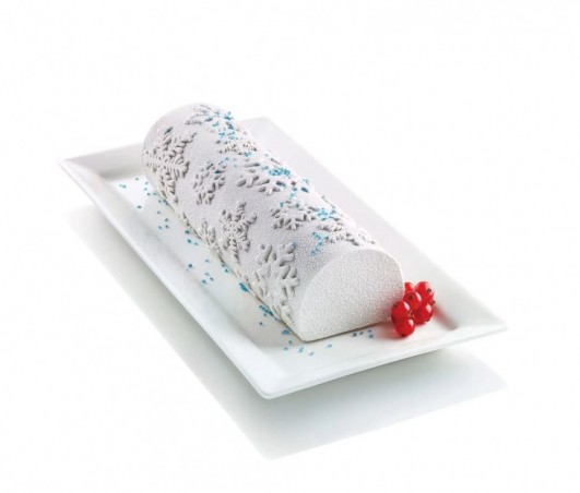 SILIKOMART KIT MOULE SILICONE FROZEN BUCHE 25X8CM H6,7CM VOL 1200ML