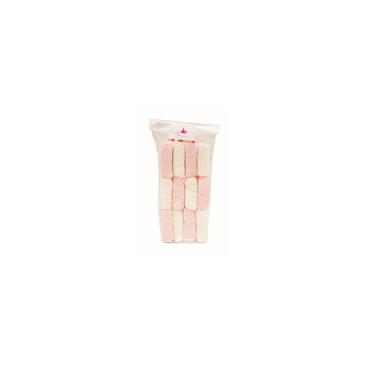 BRUYERRE WIT EN ROZE KOKOSSPEKKEN 150GR