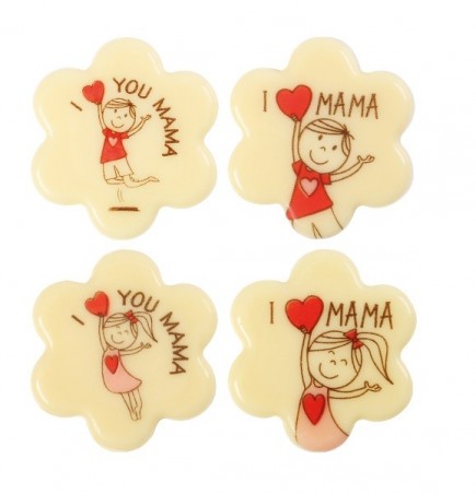 2010832 FLEUR I LOVE MAMA 3,5CM 120PCS S/CDE