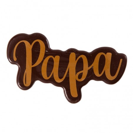 2011047 PLAQUETTE PAPA 7X4CM 70PCS