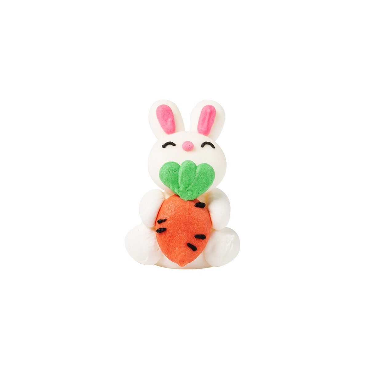 54630 RABBIT WITH CARROT 3D 2,5X4,5CM 42PCS ON/ORDER