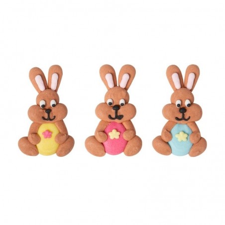 1054644 LAPIN AVEC OEUF 2,5X4 CM 144PCS S/CDE