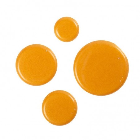 34393 RONDES ORANGE 1,5-2,3-2,7-3,5CM 200PCS S/CDE