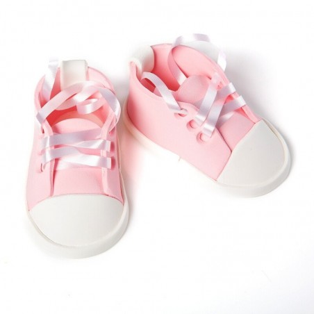51517 CHAUSSURES ROSE 9CM 18PCS S/CDE