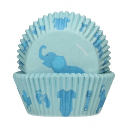 FUNCAKES CUPCAKE BAKING CUPS BABY BOY48 PIECES  BLISTER