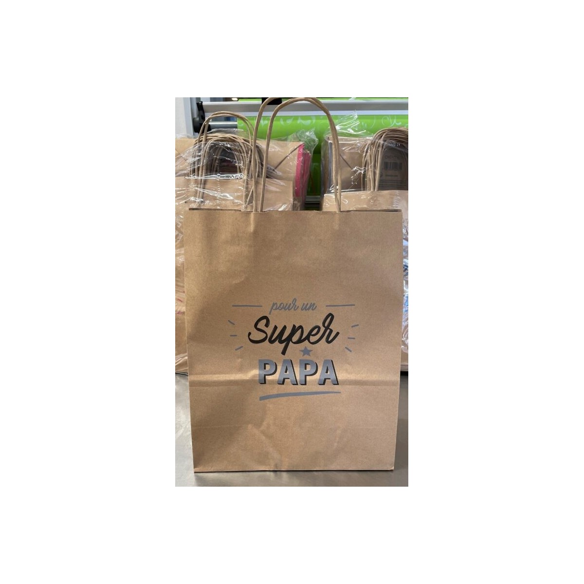 SAC KRAFT  « SUPER PAPA »  120310MM50PC