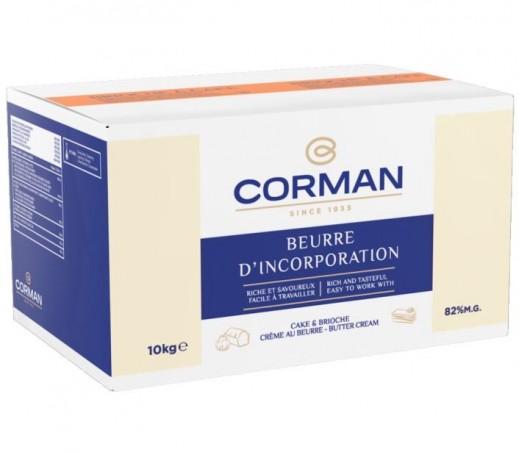 CORMAN BEURRE PERFECTION 82% BRIOCHE & CAKE COLORECAROTENE 10 KG 0029090 - 28322901