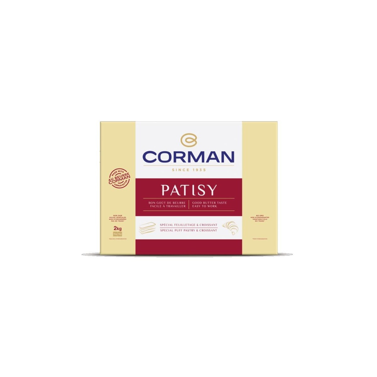 CORMAN PATISY FEUILLETAGE & CROISSANT 5 X 2 KG 0029754 