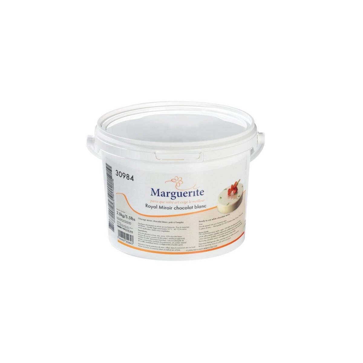 DEBCO NEWMIROIR CHOCOLAT BLANC MARGUERITE  2,75KG 