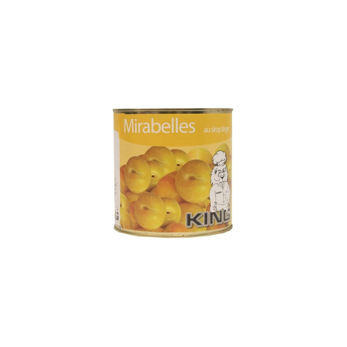 MIRABELLES IN LIGHT SYRUP KING 6 X 3KG  BOX