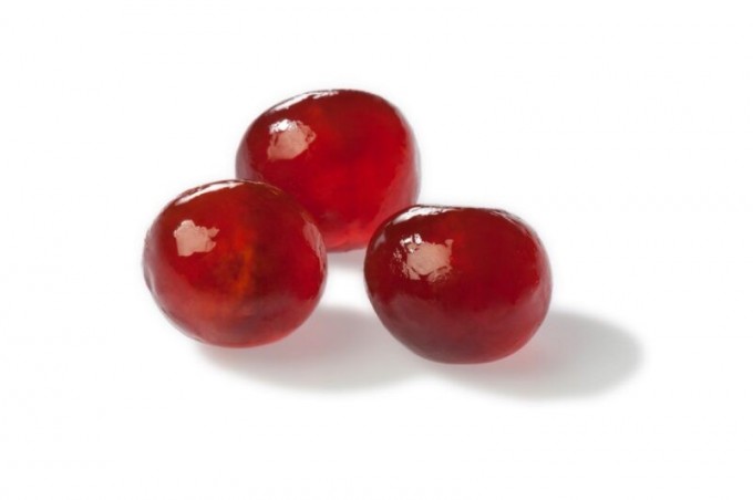 CANDIED RED CHERRIES SIZE 16/18 1KG  KG