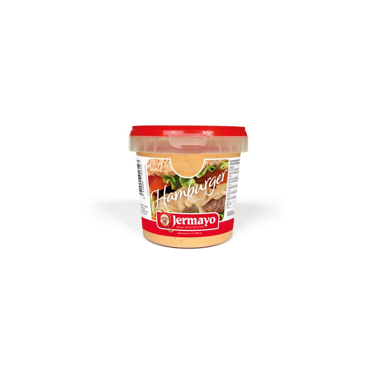 JERMAYO SAUCE HAMBURGER  POT 500GR