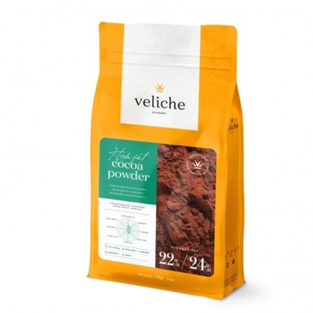 95607 VELICHE HIGH FAT CACAO POWDER 1 KG  ZAKJE 