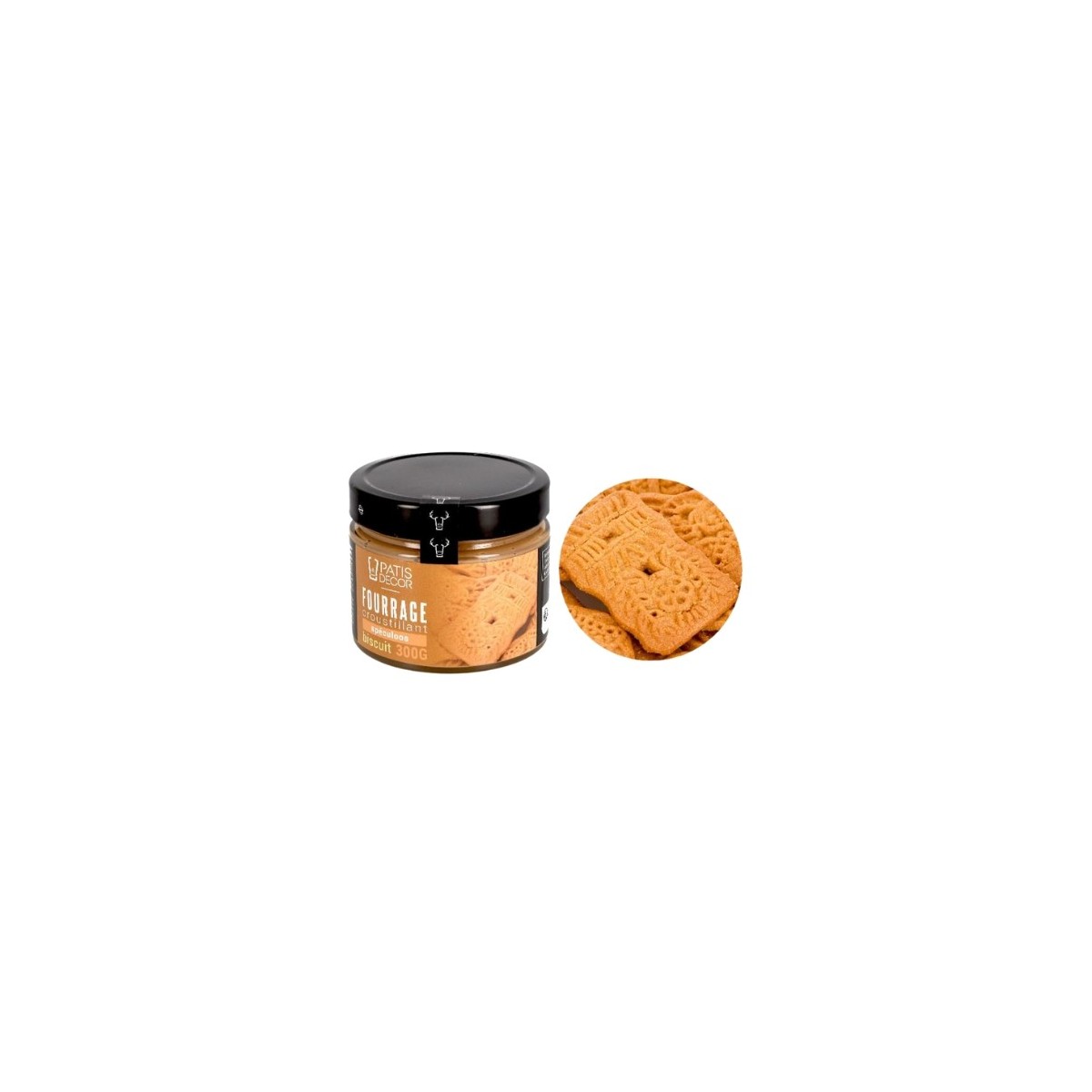 PATISDECOR CRISPY FILLING SPECULOOS BISCUIT 300GR