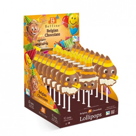 LOLLIPOPS YUMMY COLOURED MILK 24 X 25GR