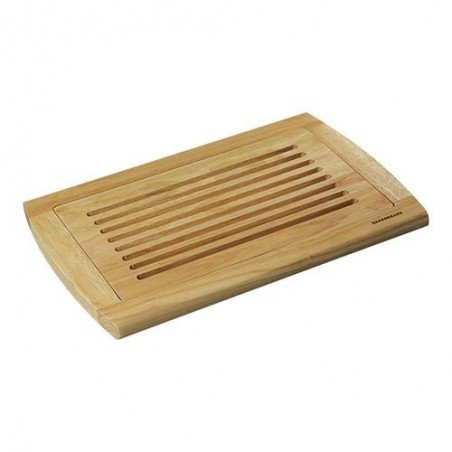 HOUTEN BROOD/SNIJPLANK MET KRUIMELVANGER 42X28CM H 2CMSTUK