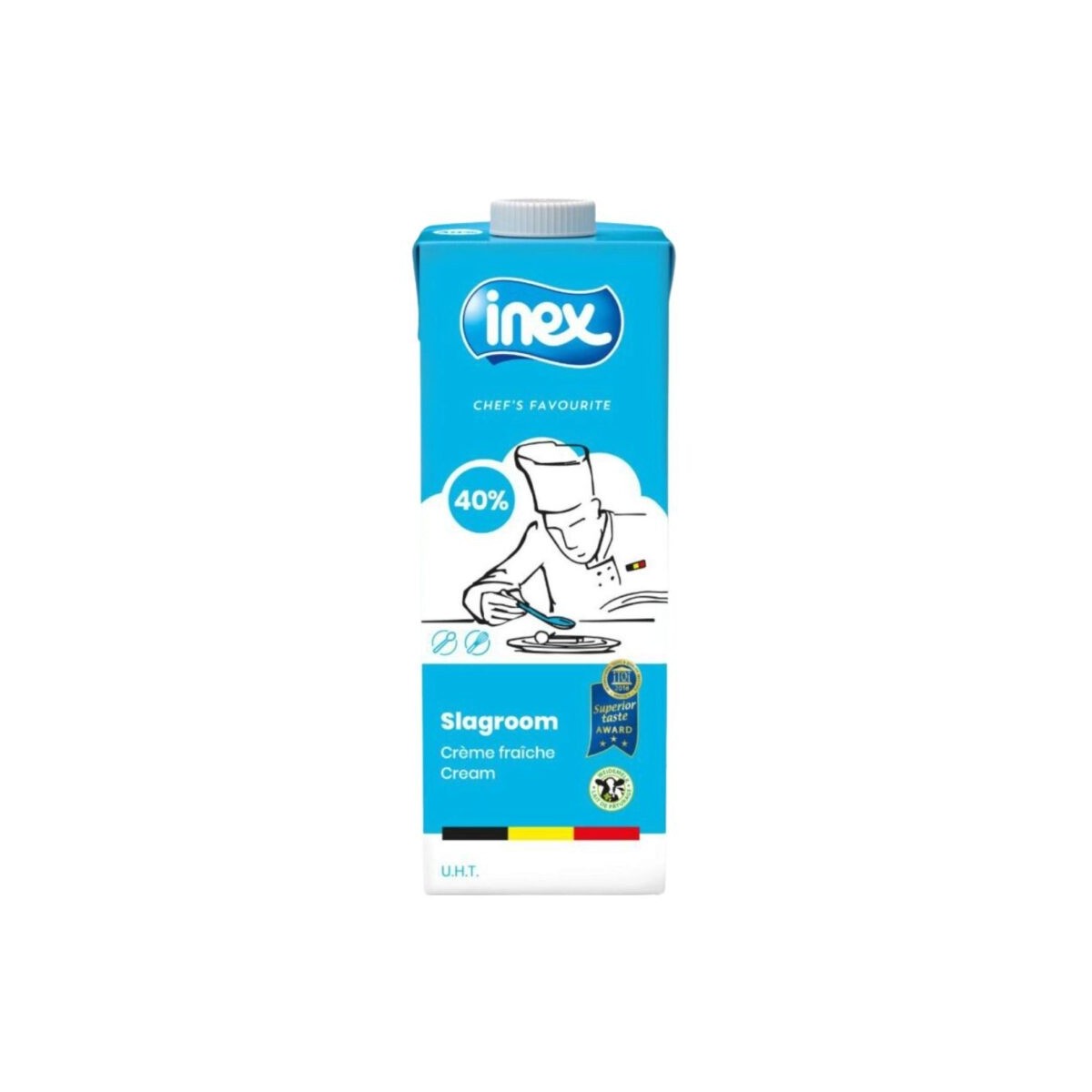 INEX CREAM UHT 40% TETRA PAK 12 X 1L  LITER