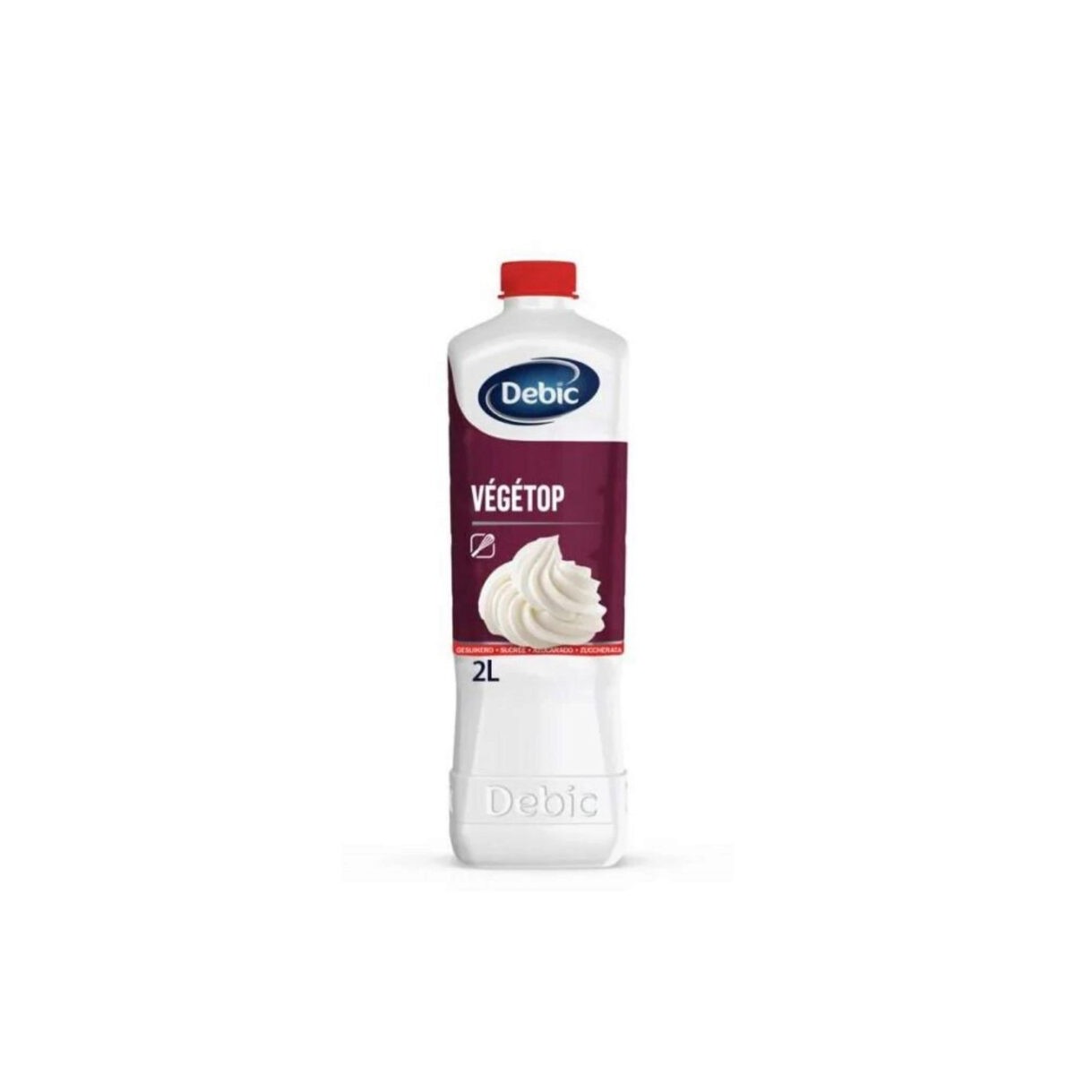 DEBIC FRESH CREAM SWEETENED VEGETOP UHT 6 X 2L  LITER