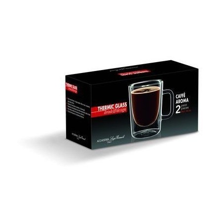 LUIGI BORMIOLI SET 2 VERRES "CAFE AROMA" 30CL DOUBLE PAROI