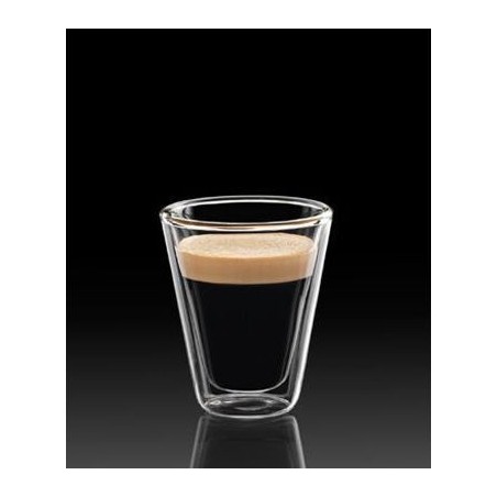 LUIGI BORMIOLI SET 2 VERRES"CAFFEINO" 8.5CL  DOUBLE PAROI