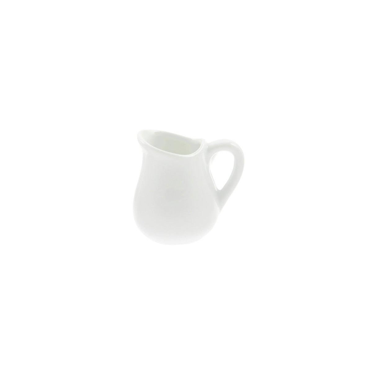 +SET 6 POTS LAIT/CREMIER MINI 2CL A/ANSEPORCELAINE BLANCHE