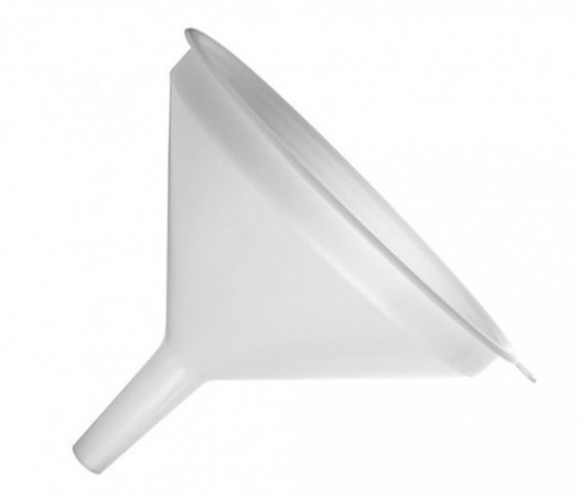 ENTONNOIR PLASTIQUE BLANC DIAM 42XHT 36CM 