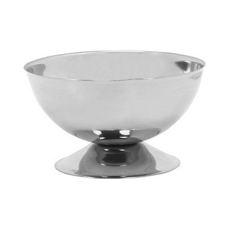 COUPE A GLACE SUR PIED INOX 9CM