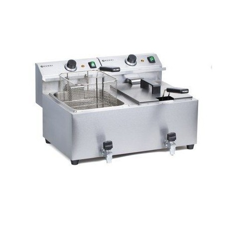 HENDI FRITEUSE MASTERCOOK INOX 02X8L - 2X3500W