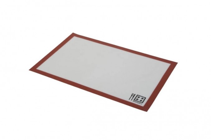 TAPIS SILICONE BRUYERRE 520 X 315 MM PLAQUE GN1/1 POUR CUISSON /SURGELATION - LAVABLE