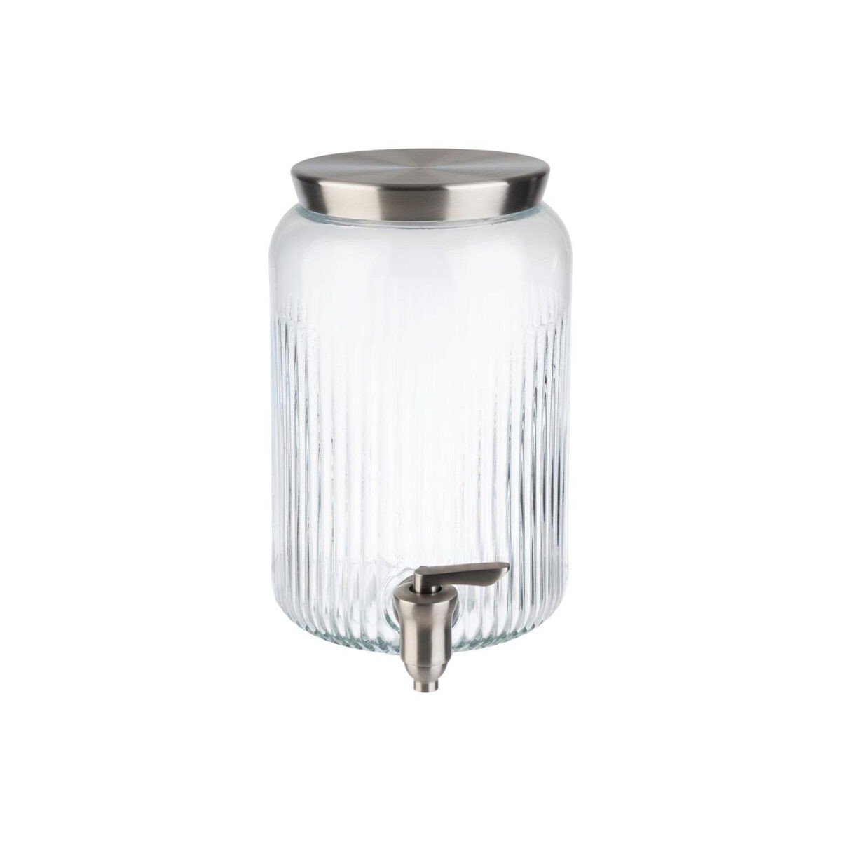 APS DISTRIBUTEUR DE BOISSONS VERRE 3.8L A/ROBINET & COUVERCLE INOX 