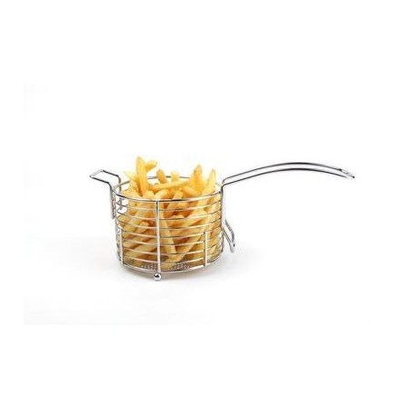 BONBISTRO PANIER FRITES ROND 7XH11CM CHROME