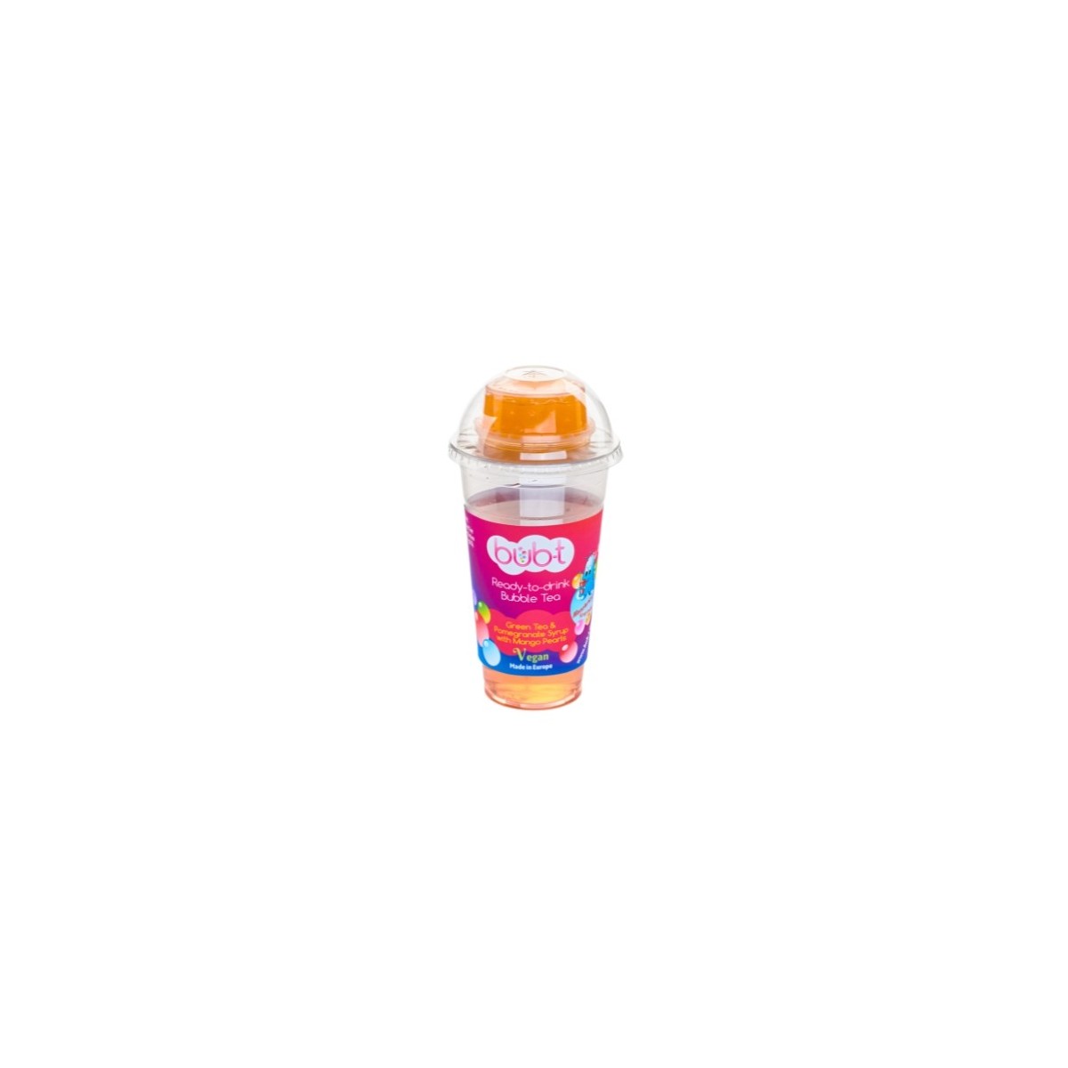 BUB-T THÉ VERT AROMATISÉ GRENADE ET PERLES MANGUE 460ML 