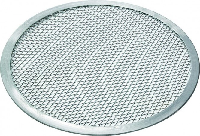 GRILLE/FOND PERFORE PIZZA ALU ROND 28CM
