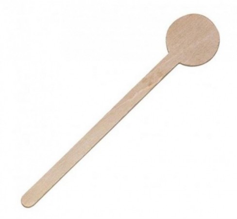 210STIRBOIS10 AGITATEUR SPATULE BOIS 10CM BOUT ROND 500PCES