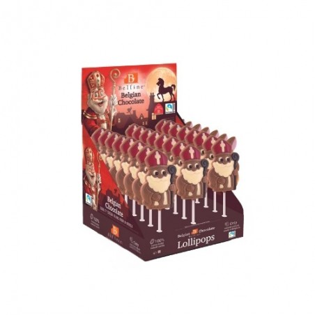 CHOCOLADE LOLLY SAINT-NICOLAS NICO MELK GEKLEURD 24X25GR