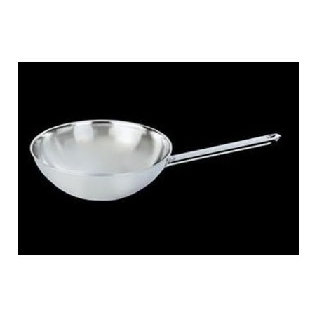 DEMEYERE APOLLO 7  WOK INOX 26CM 3L-1P-FOND PLAT