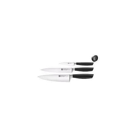 ZWILLING "ALL STAR" SET 3 COUTEAUX OFFICE 10 CM + 1/2 CHEF 20CM + TRANCHEUR