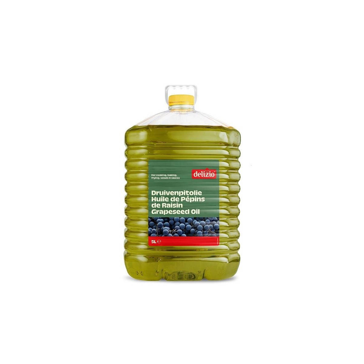 DELIZIO HUILE DE PEPINS DE RAISINS 5L PET