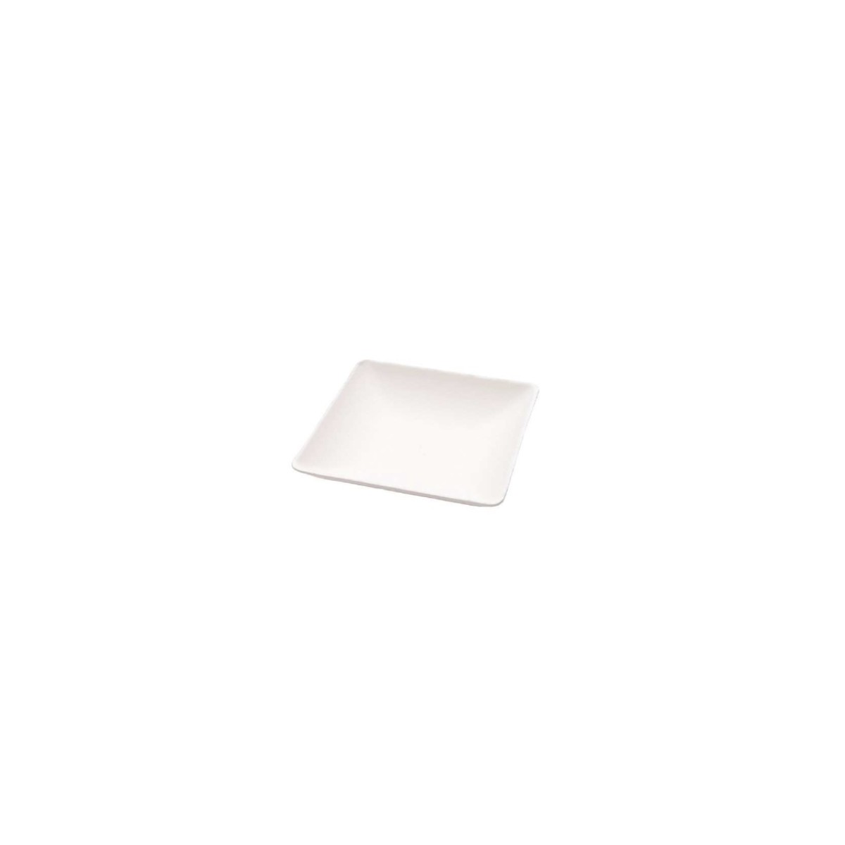 WITTE SUIKERRIETPULP BORD 6,5X6,5CM 50ST