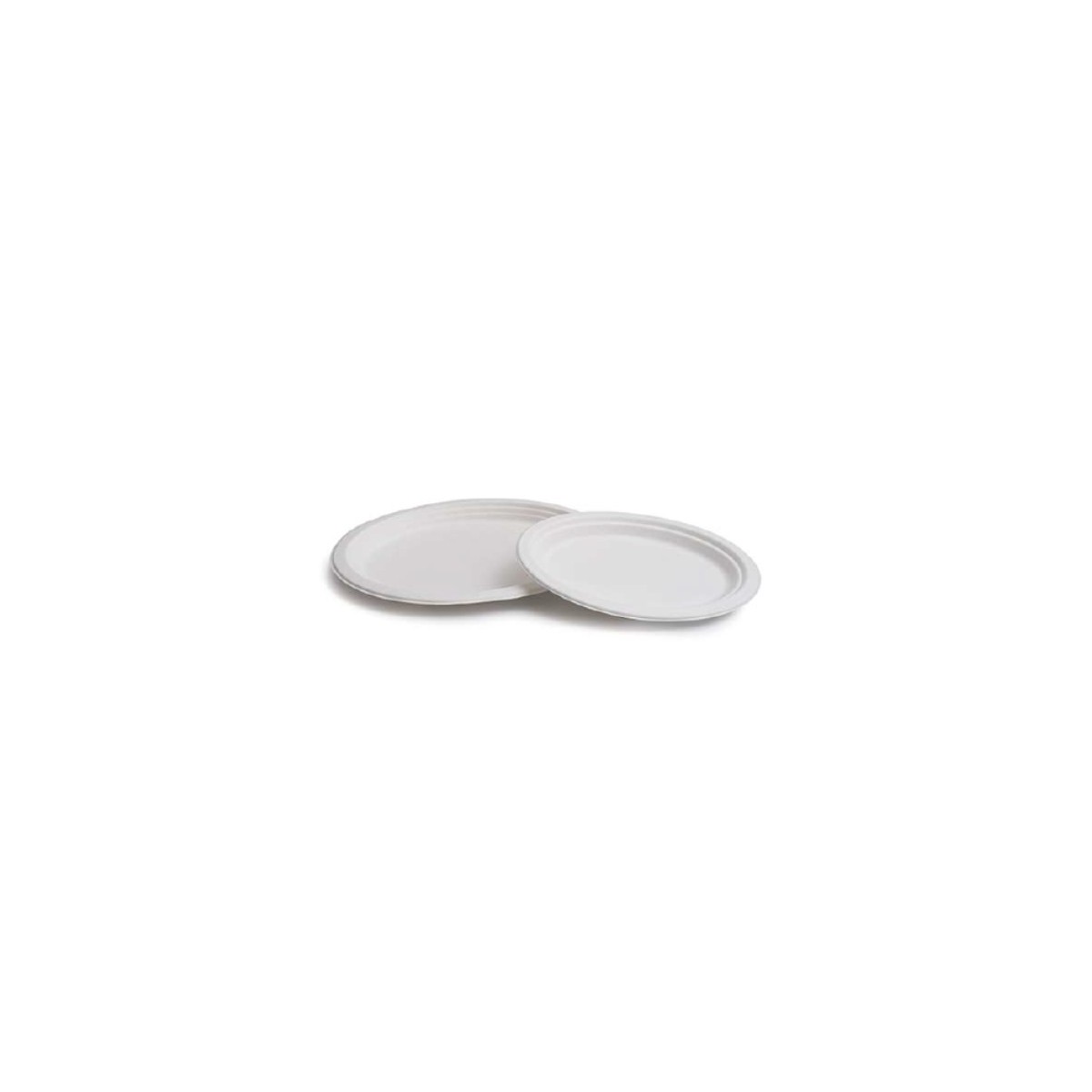 ASSIETTE OVALE PULPE DE CANNE BLANC 32X26CM 50PCS