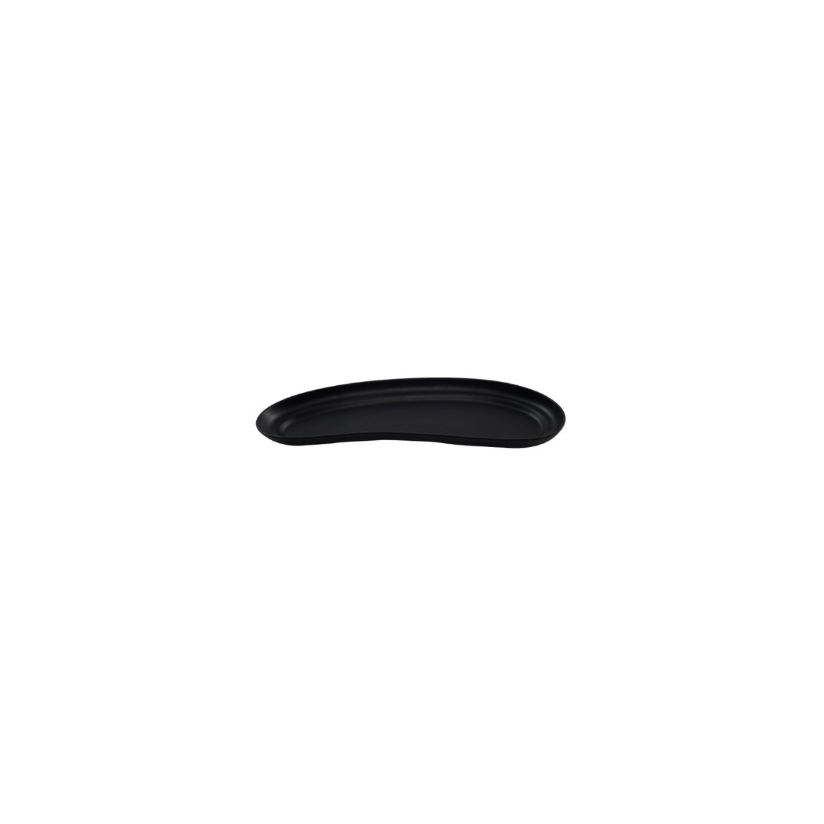 KAROLA LARGE BLACK PLATTER 40X14.6XH3CM