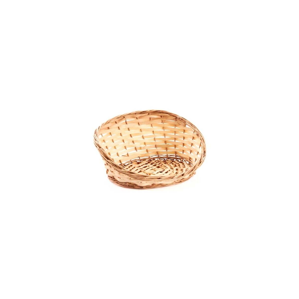 NATURAL WOOD WICKER CAT BASKET 34X29XH5/15CM