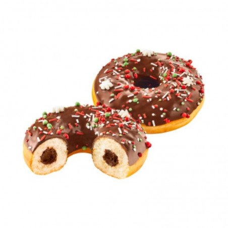 B & B 29584 DONUT NOEL FOURRÉ CHOC 48 X 75GRS/CDE