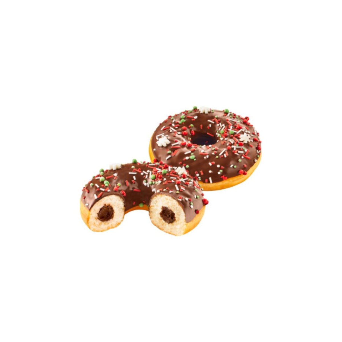 B & B 29584 DONUT NOEL FOURRÉ CHOC 48 X 75GRS/CDE